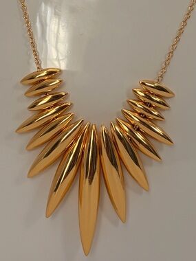 Gorjana Gold Spike Fan Pendant Necklace